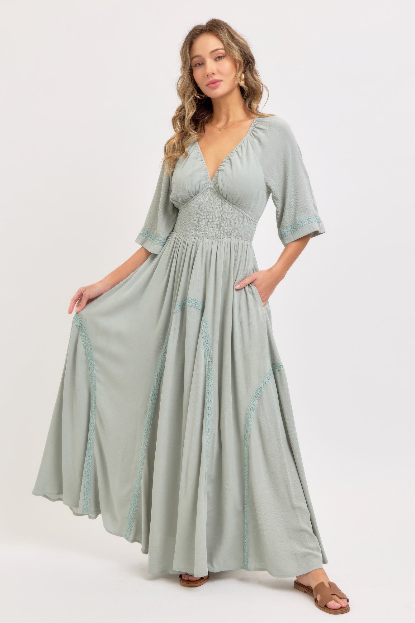 knee length dresses for ladies Romantic Flowy Maxi Dress DEMI Fashion Store knee length dresses for ladies Romantic Flowy Maxi Dress DEMI Fashion Store